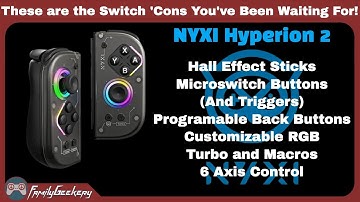 NYXI Hyperion 2 Switch Joycon Controllers - The best yet!