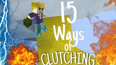 15 Ways of CLUTCHING in BedWars! Blockman GO: Blocky Mods | Maxy BG
