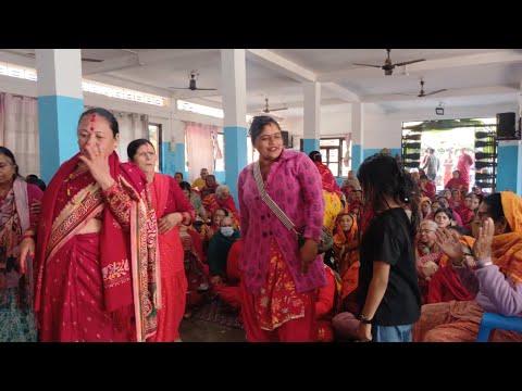 नेपाली भजनमा रमाईलो नृत्य , धान्याञ्चल देखिएको रमाईलो रौनक