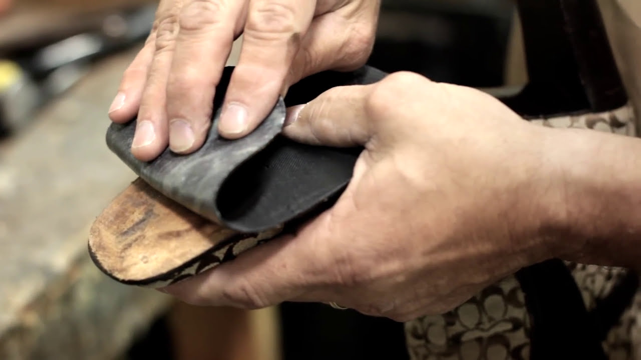 Repairing Soles on Women's Shoes by The Shoe Hospitals 