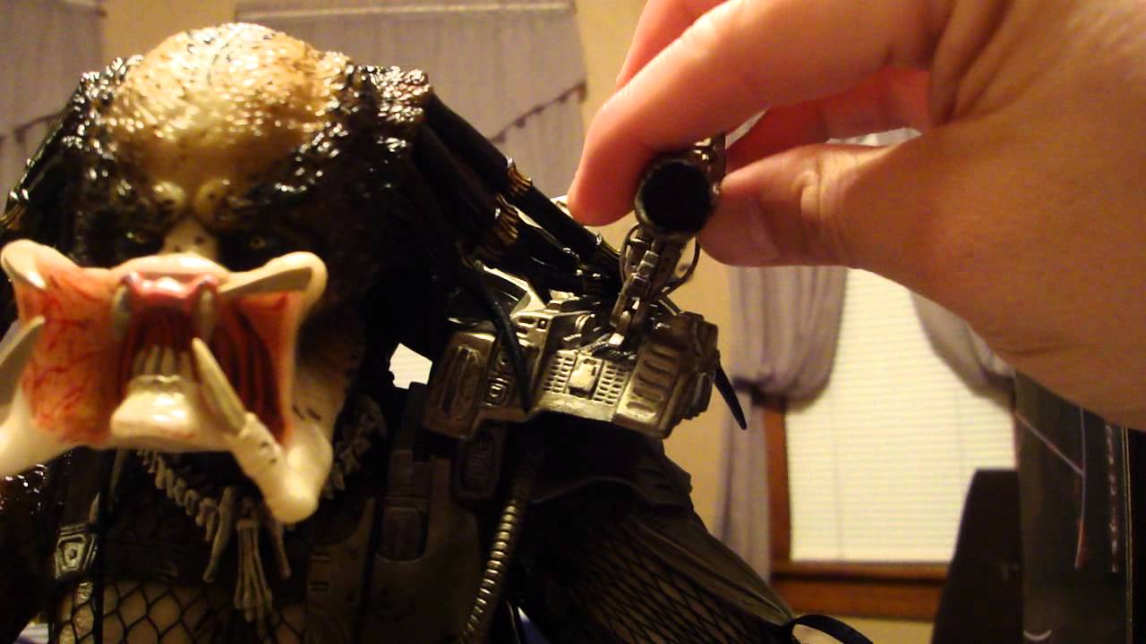 【中古】 NECA Predator Movie Quarter Scale Action Figure Classic Predator Open Mouth H50cm (1/4 scale) Classic Predator 1/4 Scale (Unmasked Open Mouth version) Figure by