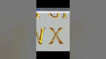 LoTR - BFME Font Art EP19: How to make the Letter X in Paint 3D using In-Game Images