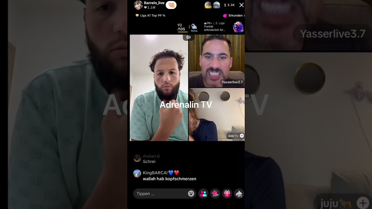 Barello Yasser Juju Stress | Barellos Mutter beldeidigt!? | Tik Tok Fitna Reaktion 