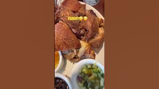 Crispy pata! Yummy 😋 #youtubeshorts #yummyfood  #satisfying