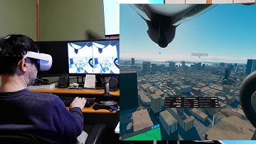 MSFS2020 VR with Oculus Quest2 Virtual Desktop (Chofu to Haneda in Tokyo)