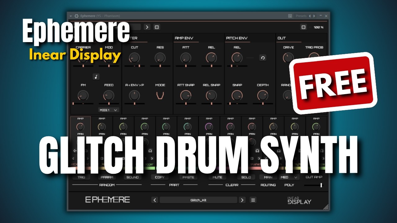 This FREE Glitch Plugin Creates INSANE Drum Patterns (Ephemere) - YouTube