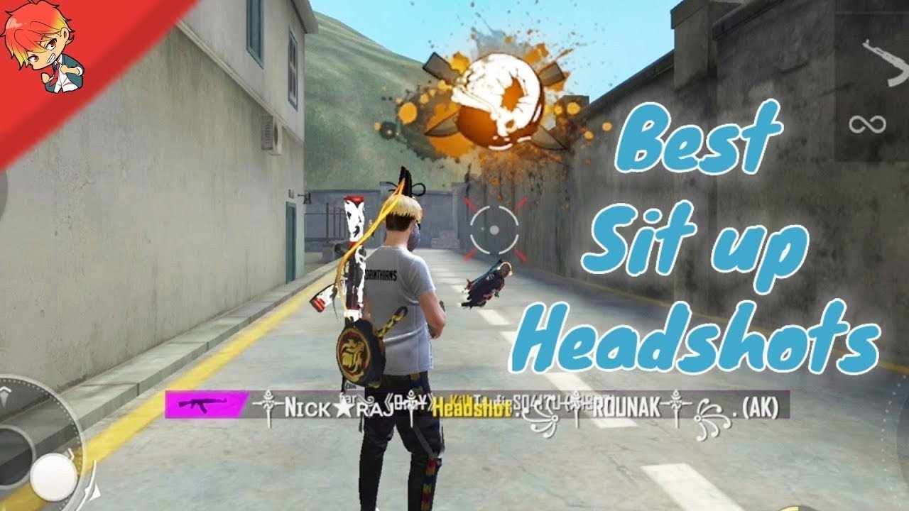 Sit up Headshot in Free Fire! - YouTube