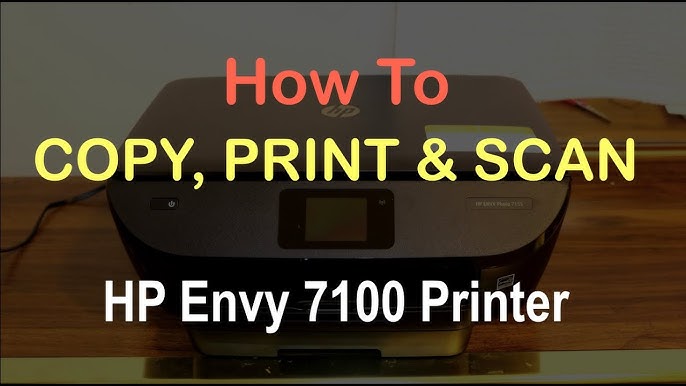 afdeling Mild Empirisk HP Envy 7100 Series Printer WiFi Direct SetUp review. - YouTube