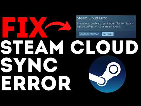 How to Fix Steam Cloud Sync Error - Fix Steam was Unable to Sync