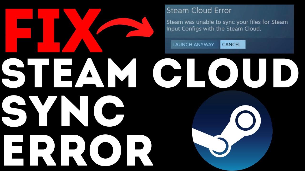 How to fix steam cloud sync error fix steam was unable to sync youtube
