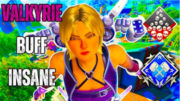 *NEW* VALKYRIE BUFF IS ACTUALLY INSANE (22 KILLS 5,700 DAMAGE) | Apex Legends Season 27
