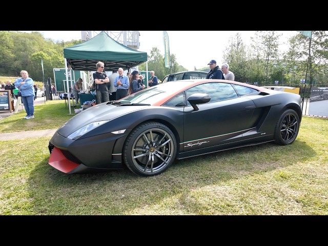 Brooklands Italian Day 2026. Alan and his Lamborghini Gallardo