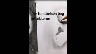 Intro til kurset TEGNETEKNIK, Form, dybde, lys og skygge.