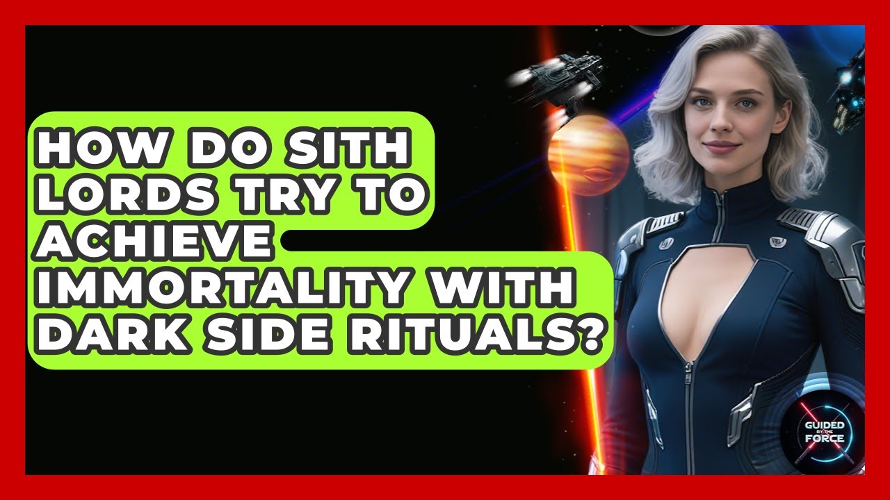 How Do Sith Lords Try To Achieve Immortality With Dark Side Rituals? - Guided By The Force