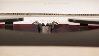 asmr thrifting and cleaning (typewriters, coach bag, thrifting galore!)