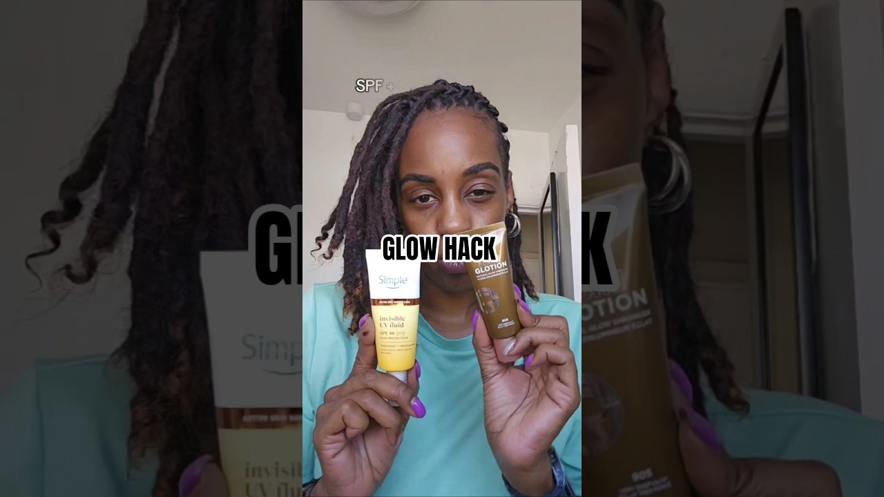 SPF + Glow Hack You NEED | L’Oréal Lumi Glotion x Simple Invisible UV Fluid SPF 50