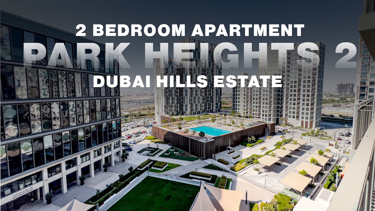 Pool & Community View - 2 Bedroom Apartment In Park Heights, Dubai Hills Estate