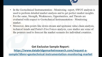 Geotechnical Instrumentation   Monitoring Market