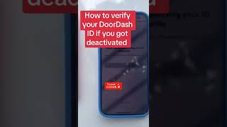 How to verify your DoorDash iD #doordash #doordashtutorial #reactivate #doordashdelivery
