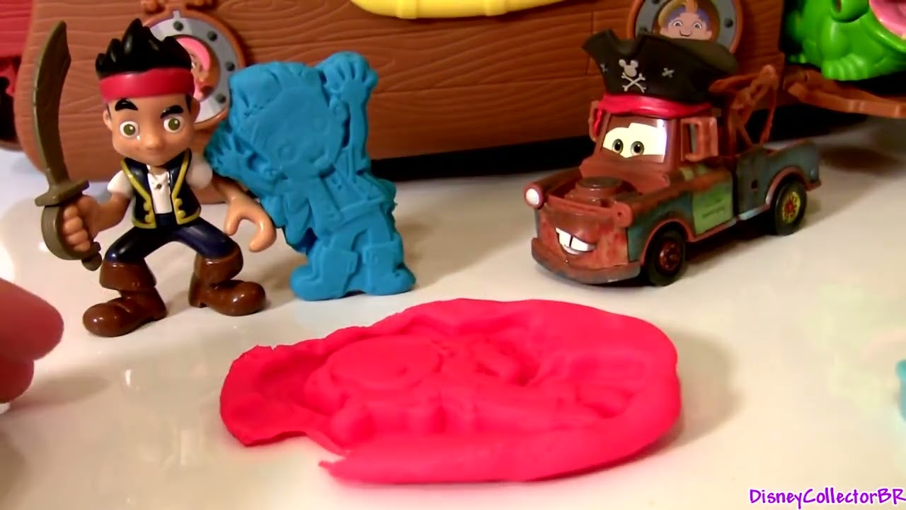 Play Doh Jake and The Neverland Pirates Treasure Creations set 2014 Tic Toc Cro