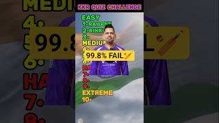 KKR IPL PLAYERS QUIZ 🔥 | IPL 2026 EDITION #cricketquiz #iplquiz