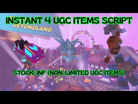 Roblox Beyondland instant 4 UGC items FIXED & UPDATED script [Roblox Exploiting] by ICraftPe
