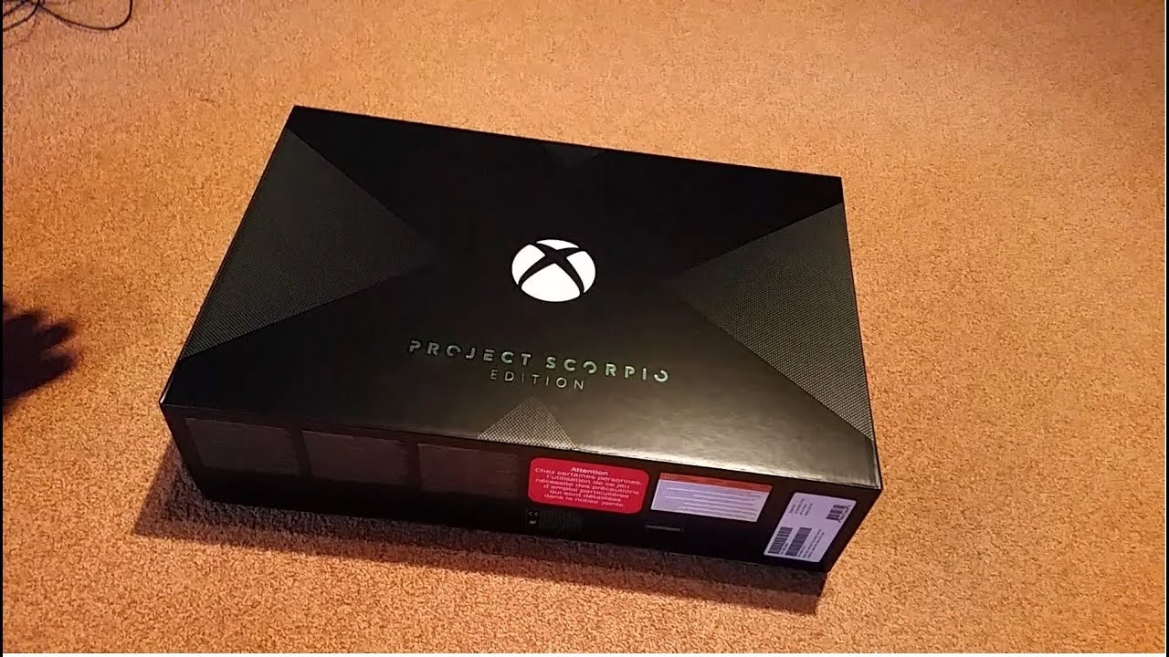 #Unboxing Xbox One X Konsole 1 TB - Project Scorpio Edition [HD] - YouTube