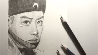 Drawing Exo Chanyeol Time Lapse