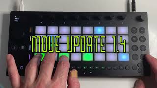 Ableton Move Update 1.4 : 4ths Chord Layout #ableton #abletonmove #drummachine