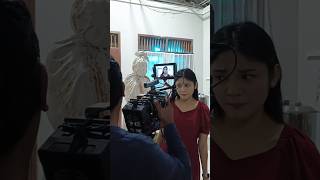 Di balik layar syuting film horor permisi pocongnya numpang lewat Di balik layar syuting film horor permisi pocongnya numpang lewat