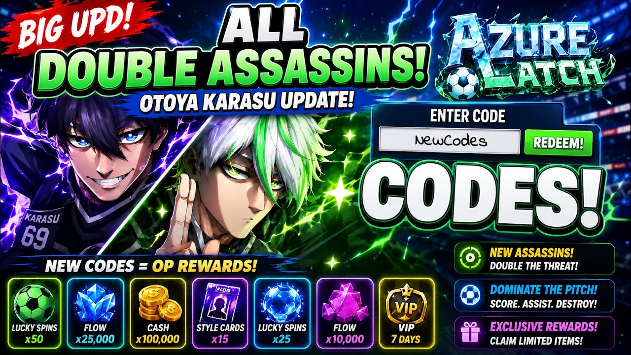 🐦BIG UPD ALL DOUBLE ASSASSINS, OTOYA KARASU UPDATE CODES FOR