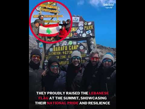 Five Lebanese Climbers Made It To The Top Of Mount Kilimanjaro 
