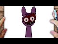 CÓMO DIBUJAR A PINKI HORROR (PINK) - INCREDIBOX SPRUNKI