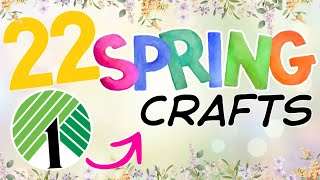 22 GORGEOUS 🌸 Spring Dollar Tree DIY Crafts For Home Decor  Net Worth