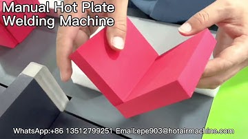 Manual Hot Plate Welding Machine | How to Weld Foam Corner Protector ？