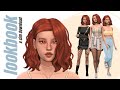 the sims 4 lookbook + cc links &amp; sim download