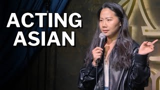 Acting Asian in Front of My Non-Asian Friends | Leslie Liao Comedy