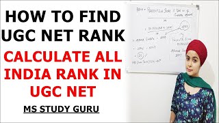 How To Find Ugc Net Rank || Percentile Rank Ugc Net || All India Rank Calculate