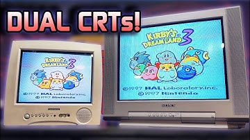 Dual CRT Setup: Run Your Console on TWO Tube TVs Simultaneously!