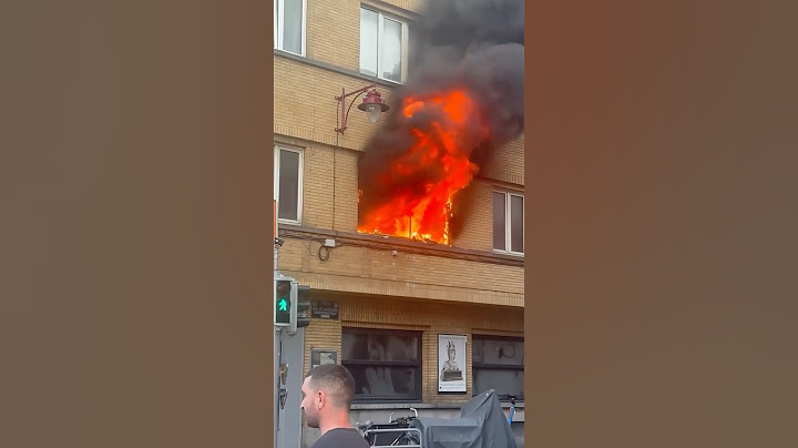 Violent incendie hier soir à Berchem-Sainte-Agathe 🔥