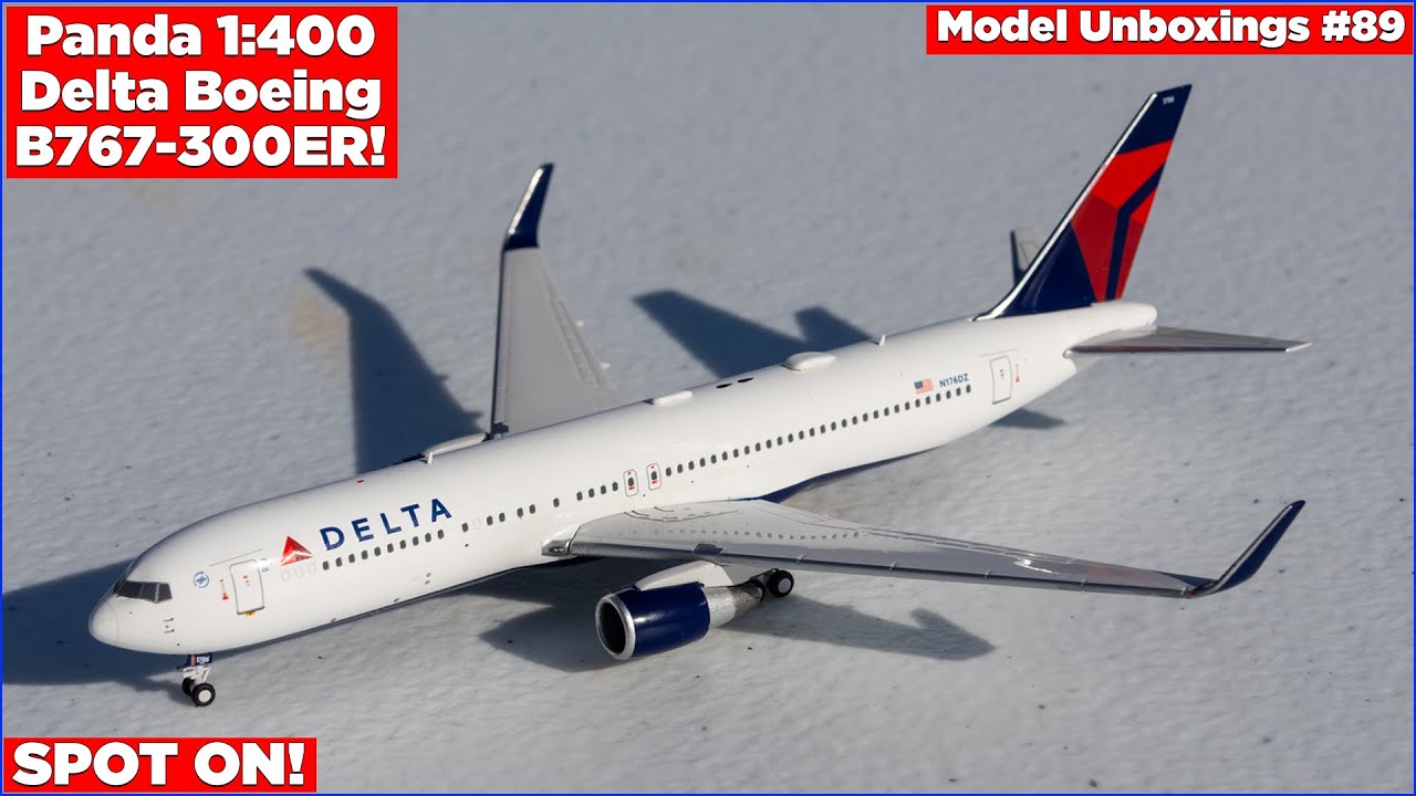 The BEST 1:400 Boeing 767: Panda Delta B767-300ER! | Model