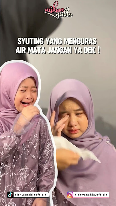 TIDAK BISA MENAHAN AIR MATA, QEISYA MENCOBA MENGHIBUR ! #sholawat #anak #aishwanahlasholawat