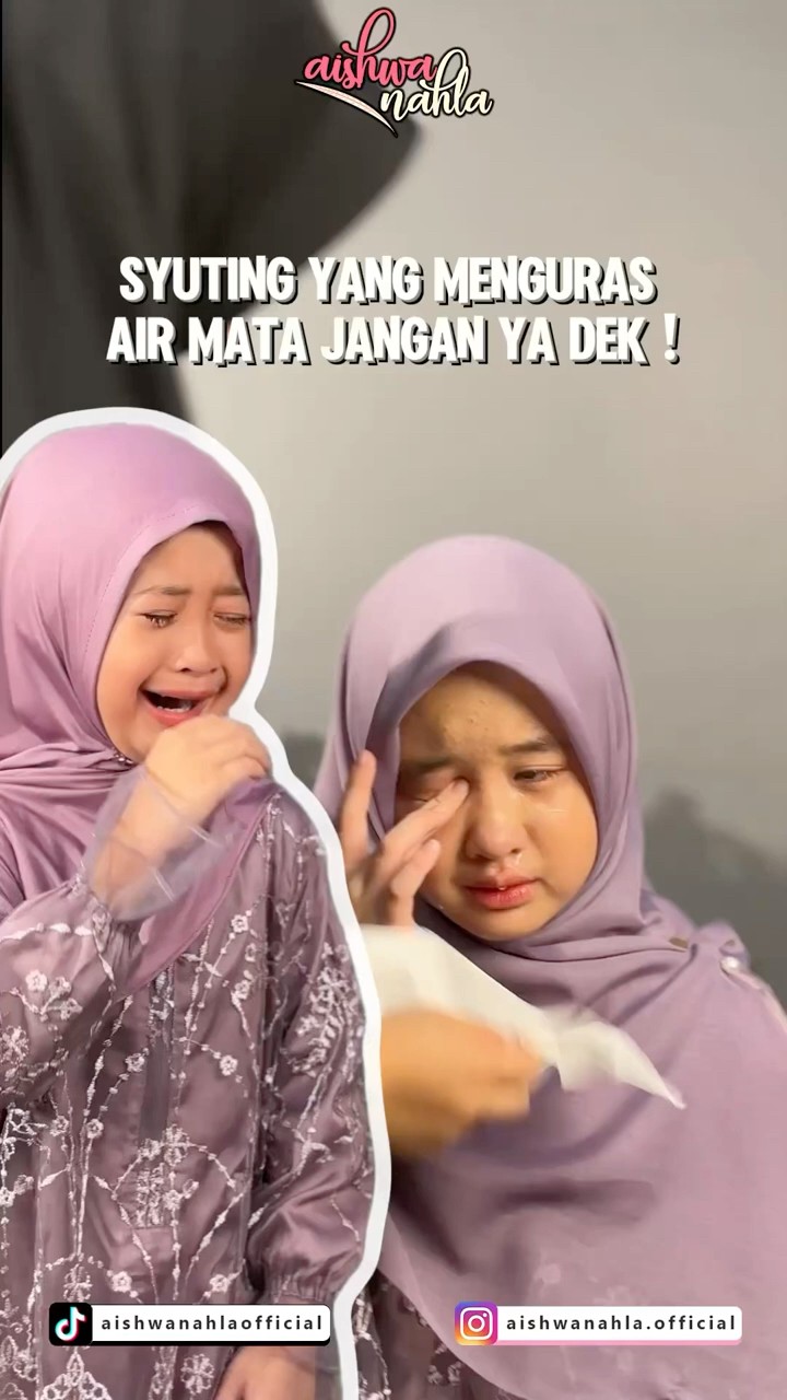 TIDAK BISA MENAHAN AIR MATA, QEISYA MENCOBA MENGHIBUR ! #sholawat #anak #aishwanahlasholawat