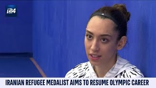 Iranian Refugee Medalist Aims to Resume Olympic Career