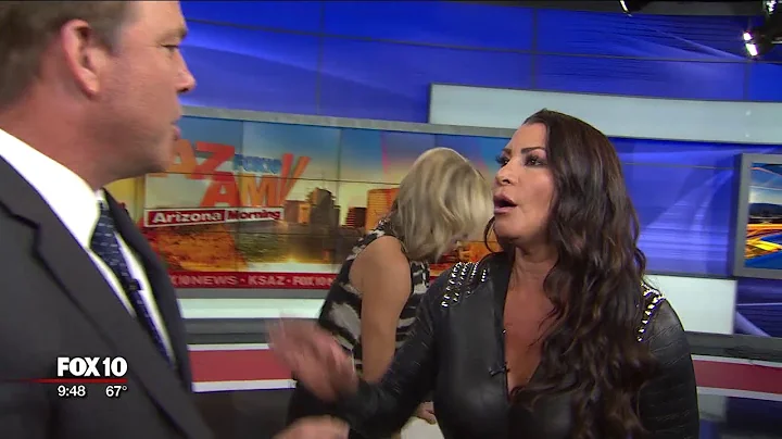 Troy Hayden Fox 10 interview with WWE Victoria doe...