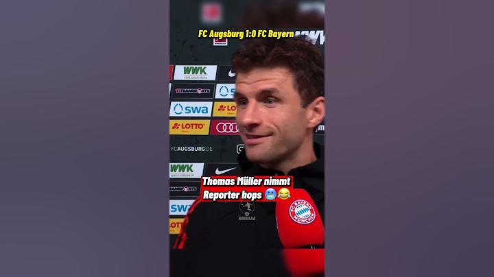 Thomas Müller nimmt Reporter hops 🥶😂