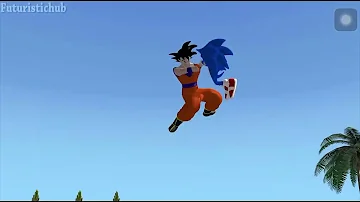 Sonic vs Goku (FuturisticHub)