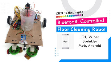 Smart Floor Cleaning Robot using Arduino, Android | CleanSweeper Project by XiLiR