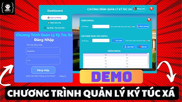 DEMO CHƯƠNG TRÌNH QUẢN KÝ TÚC XÁ BẰNG (C#, Visual Studio, MySql)