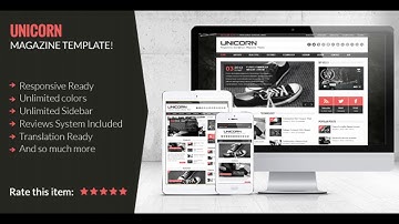 Unicorn - Clean and Responsive Magazine Theme | Themeforest Website Templates and Themes